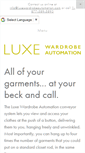 Mobile Screenshot of luxewardrobeautomation.com